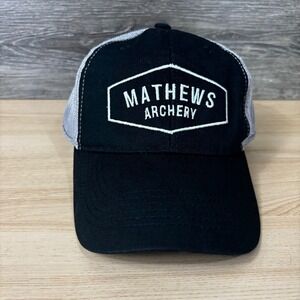 Mathews Archery Hat Cap Snapback Black Hunting Outdoors Adjustable